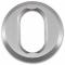 Oval cylinderring (udvendig) - 11-16 mm - Børstet