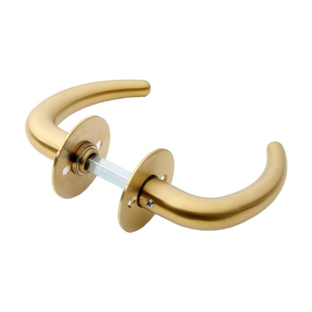 Dørgreb Coupé - Ø19 mm - Mat messing