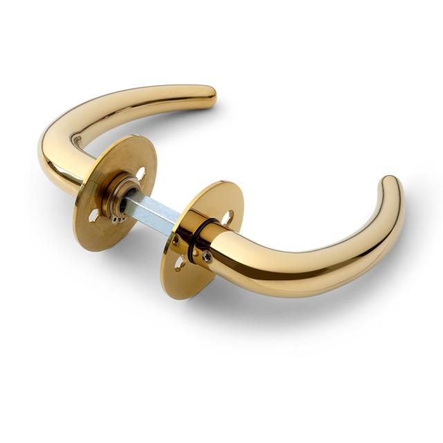 Dørgreb Coupé - Ø19 mm - PVD messing