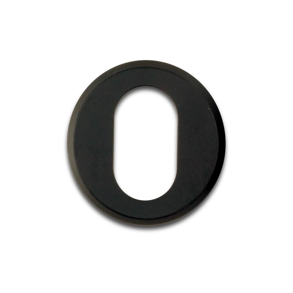 Oval cylinderring (udvendig) - 6 mm - Matsort