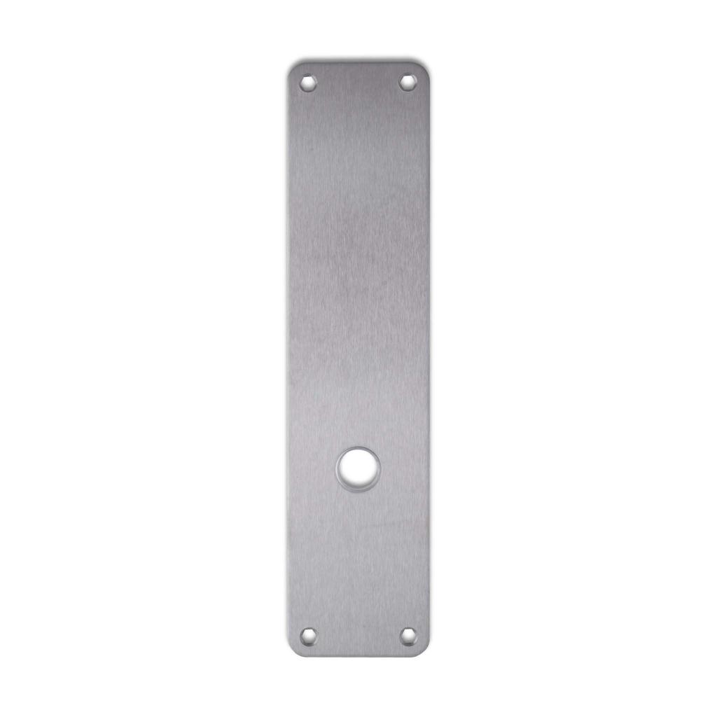 Langskilt m/grebshul - 250 mm - Børstet