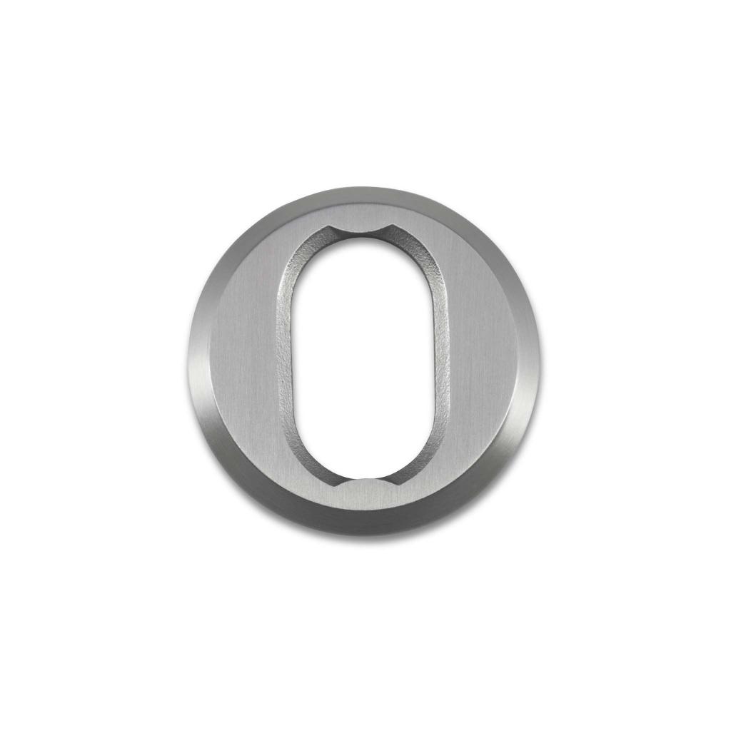 Oval cylinderring (udvendig) - 16-21 mm - Børstet
