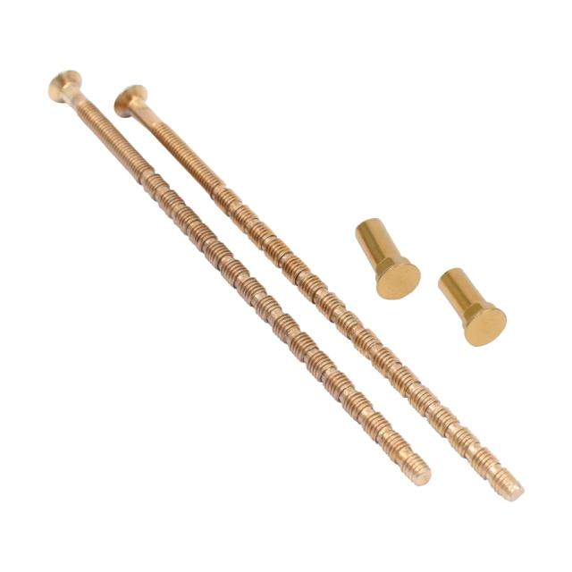 Knækskruesæt - M4x110 mm - Mat messing