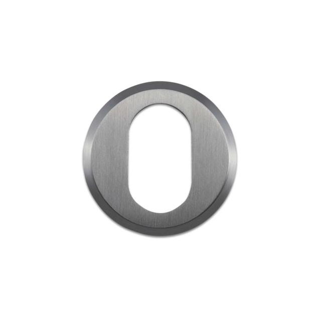 Oval cylinderring (udvendig) - 27 mm - Børstet