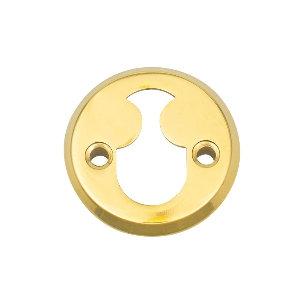 Rokoko cylinderring (indvendig) - 21 mm - PVD messing