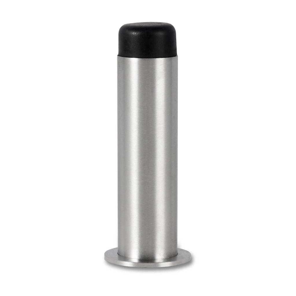 Dørstopper til gulv/væg - 120 mm - Børstet