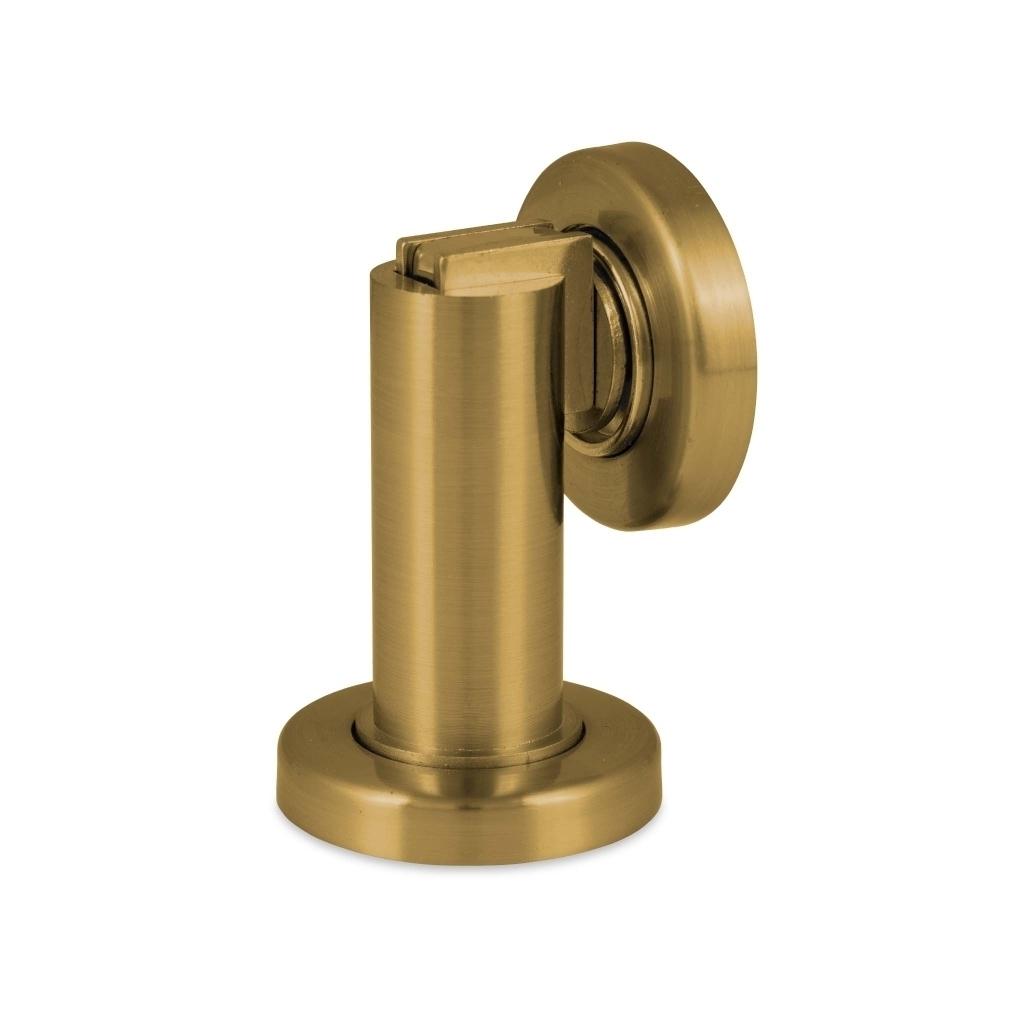 Dørholder m/magnet - 74 mm - PVD messing