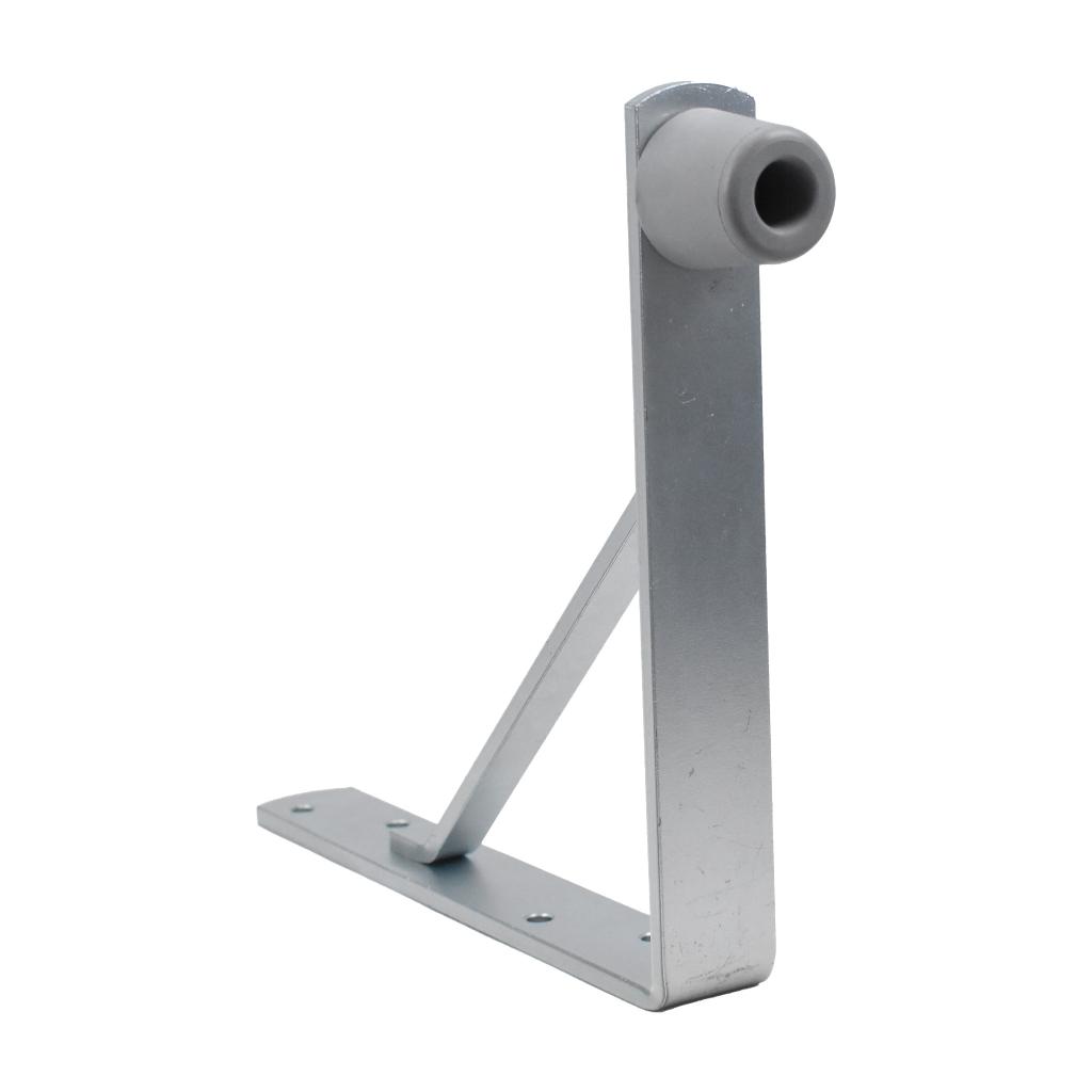 Dørstopper til væg - 230x200 mm - Børstet