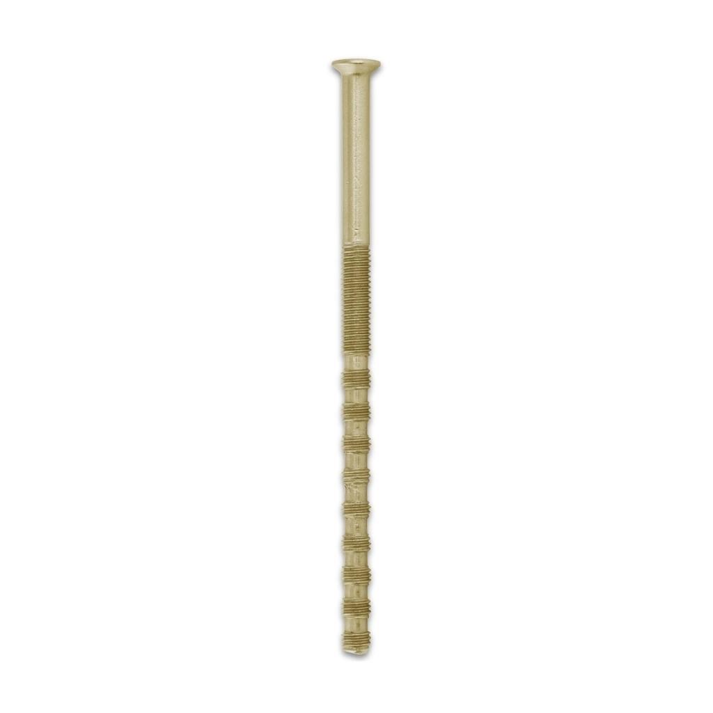 Knækskrue - M5x90 mm - Poleret messing