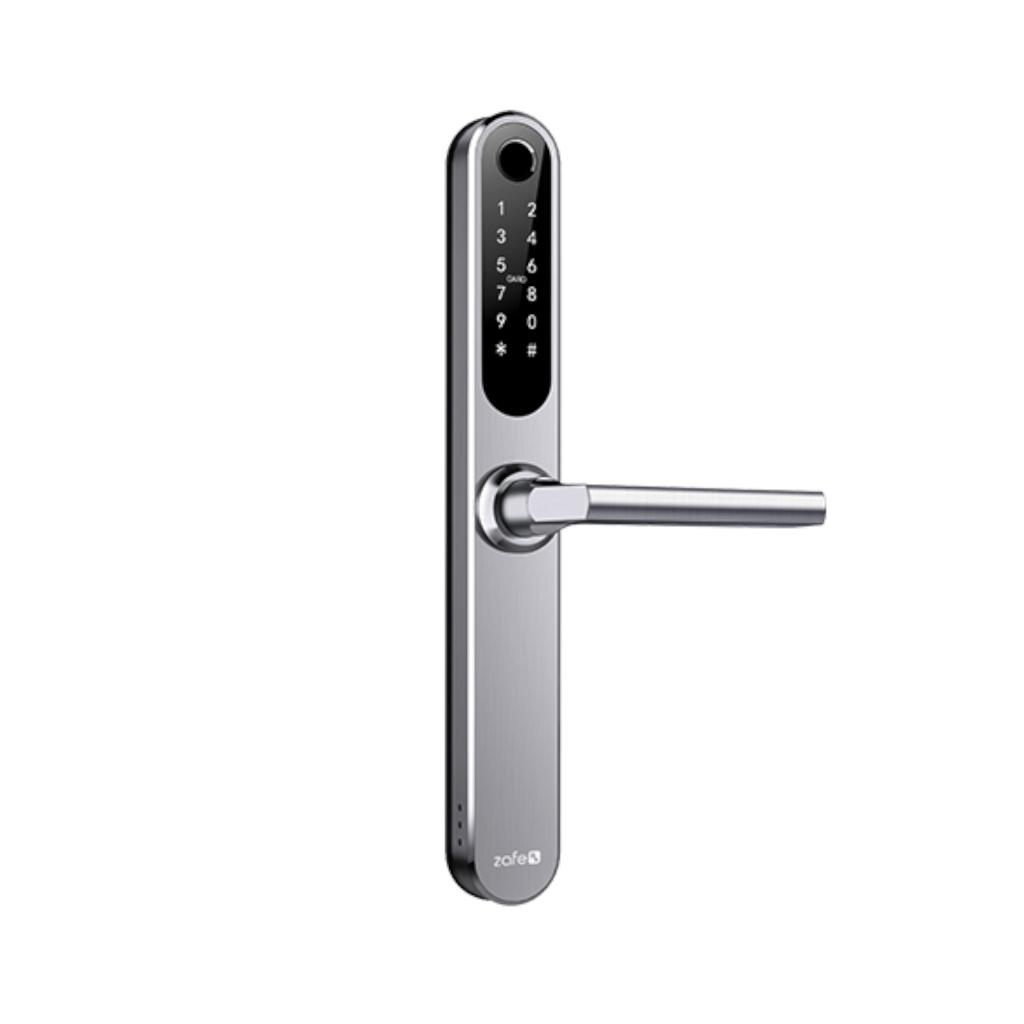 Elektronisk smartlås - Zafe T-Lock Smalprofil - Børstet