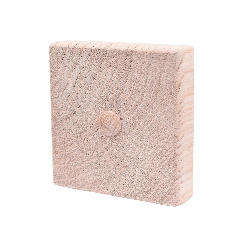 Nøgleholder Roar m/magnet - 75x75 mm - Eg