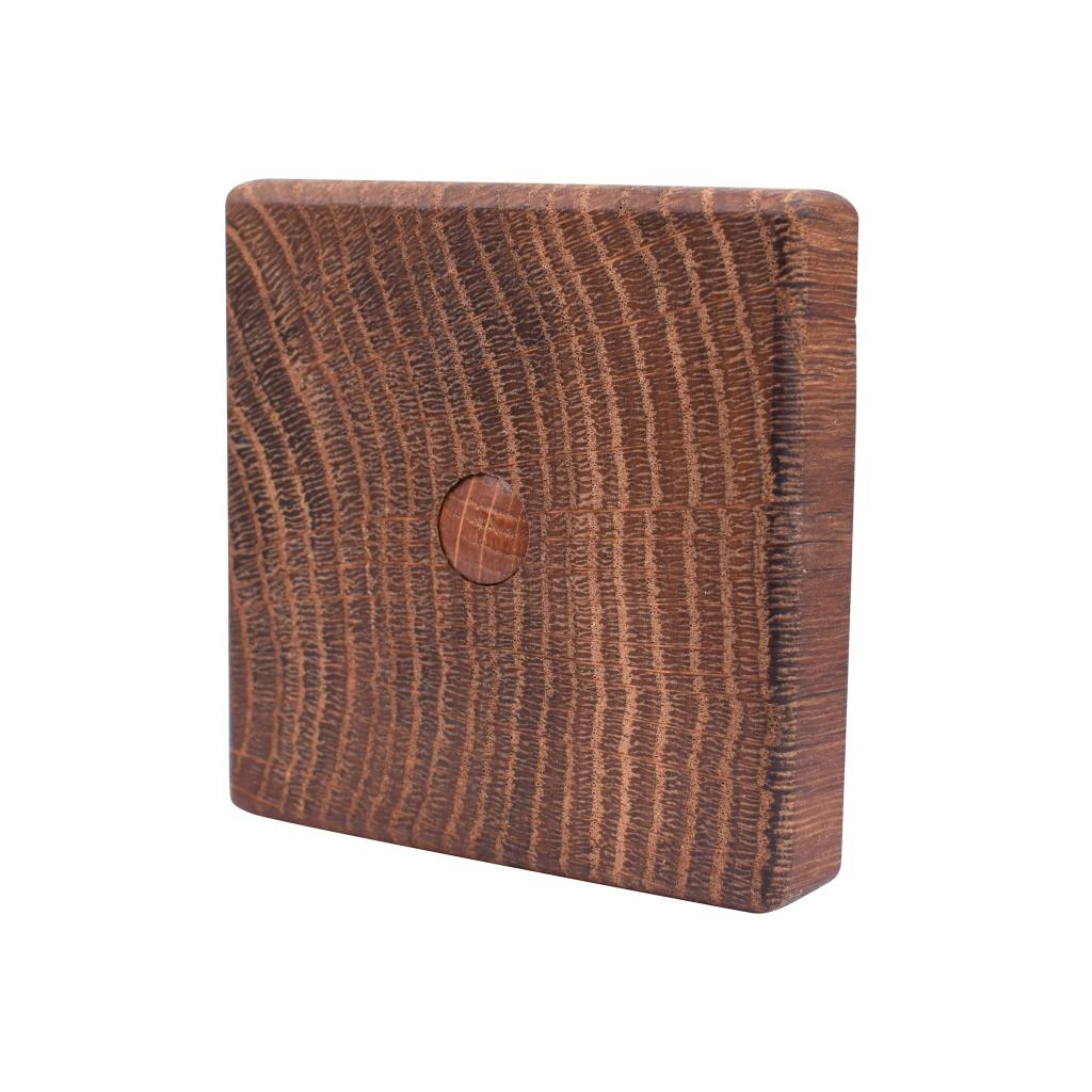 Nøgleholder Roar m/magnet - 75x75 mm - Olieret eg