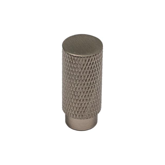 Møbelknop Essence - Ø12 mm - Nikkel/diamantmønster