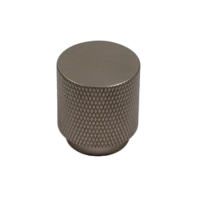 Møbelknop Essence - Ø25 mm - Nikkel/diamantmønster