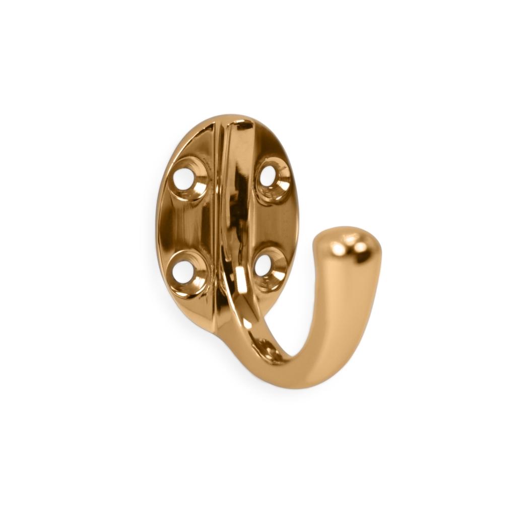 Krog - 48x53x47 mm - Poleret messing 
