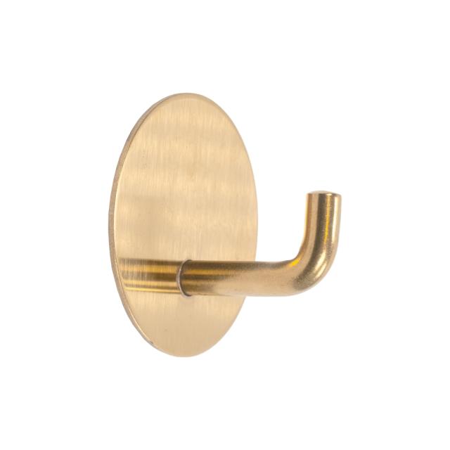 Selvklæbende krog - Ø45 mm - Guld
