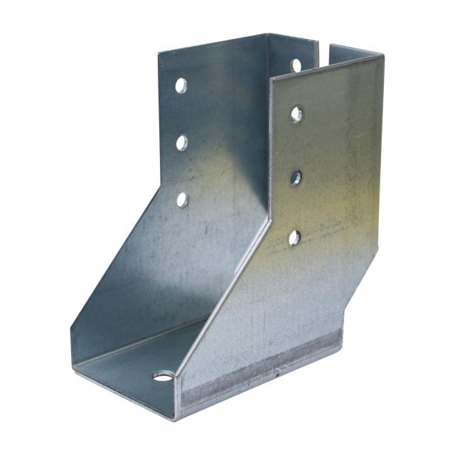 Bjælkesko m/indadvendt flige - 50x100 mm - Galvaniseret