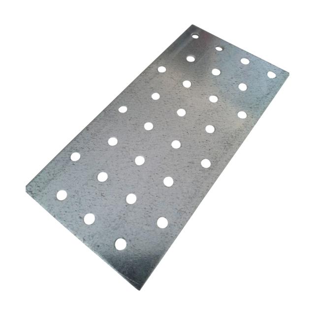 Sømplade - 80x160 mm - Galvaniseret