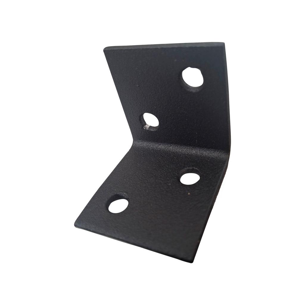 Vinkelbeslag - 30x30 mm - Sort