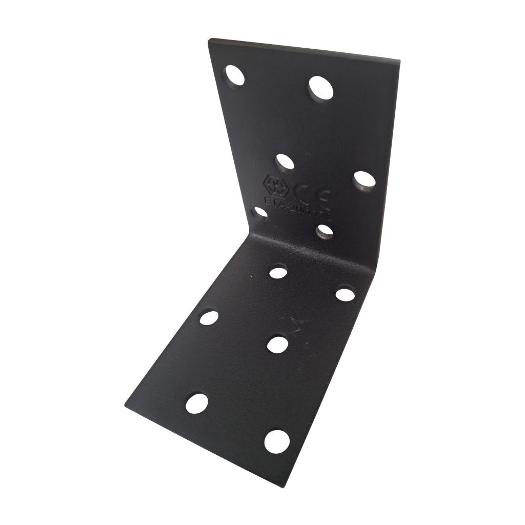 Vinkelbeslag - 60x40 mm - Sort