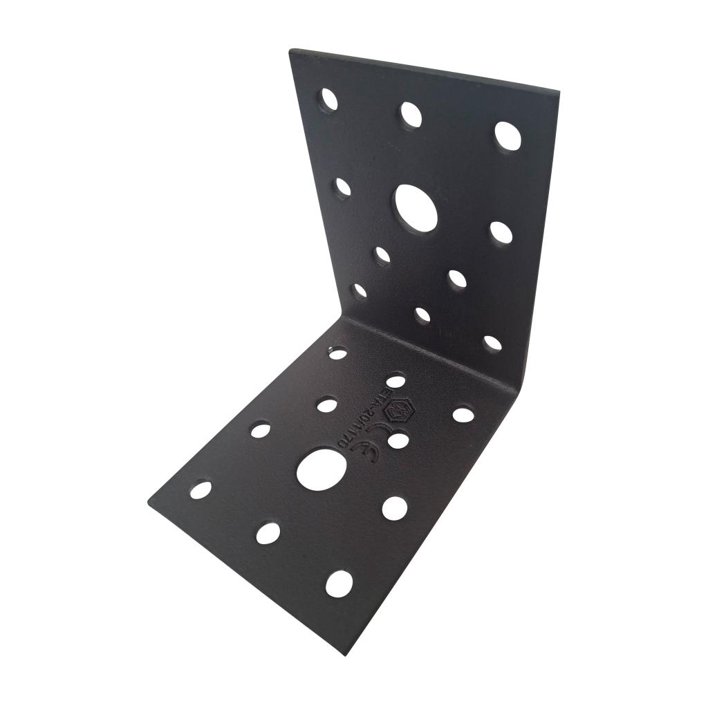 Vinkelbeslag - 70x55 mm - Sort