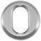 Oval cylinderring (udvendig) - 16-21 mm - Børstet