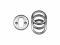 Oval universal cylinderring (indvendig) - 6-21 mm - Krom