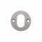 Cylinderskilt til oval cylinder - CC 30 mm - Børstet