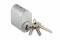 Oval norsk cylinder 5537 - 6-stift - Matkrom