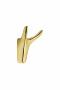 Knag m/horn - 60x66 mm - Messing
