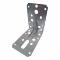 Vinkelbeslag m/rib - 90x60x2 mm - Galvaniseret
