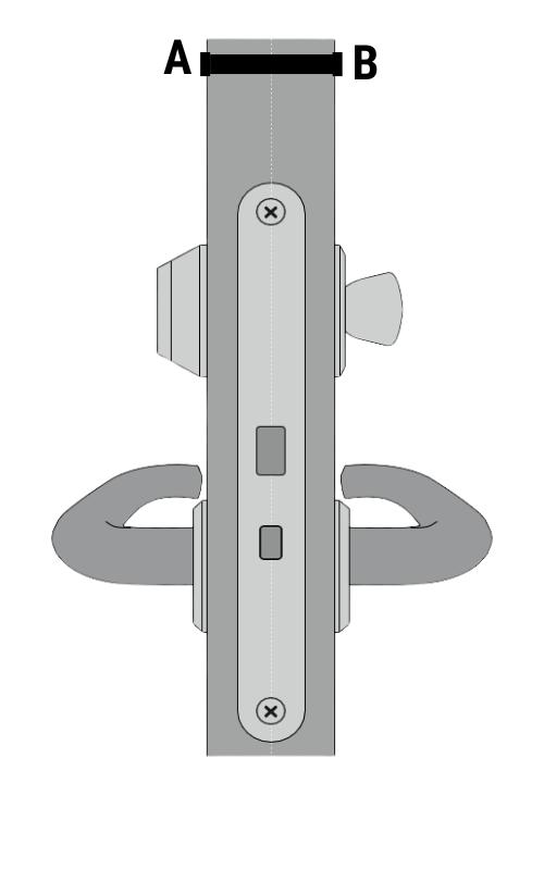 Sådan måler du dørens tykkelse