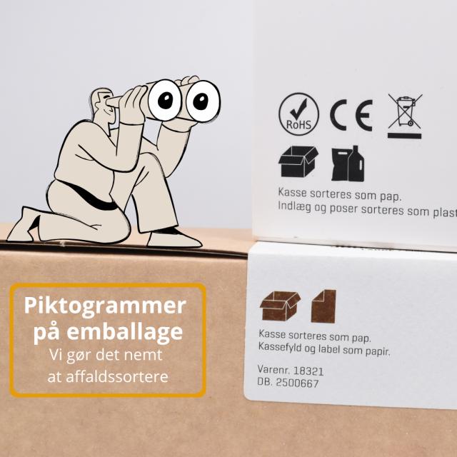 Piktogrammer på Jasa Companys emballage