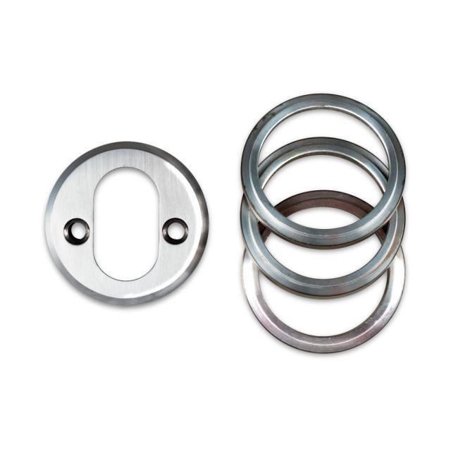 Oval universal cylinderring (indvendig) - 6-21 mm - Krom