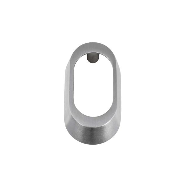 Oval cylinderring (smalprofil) - 13 mm - Børstet 