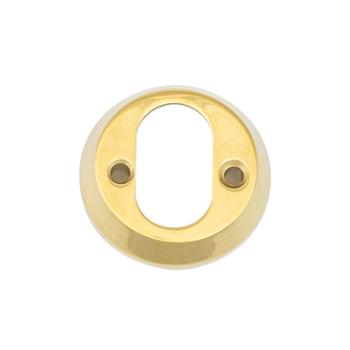 Oval cylinderring (indvendig) - 11 mm - PVD messing