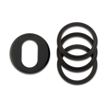 Oval universal cylinderring (udvendig) - 6-21 mm - Matsort