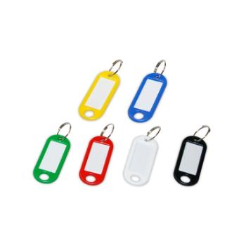 Nøglevedhæng - 50x20 mm - Ass. farver