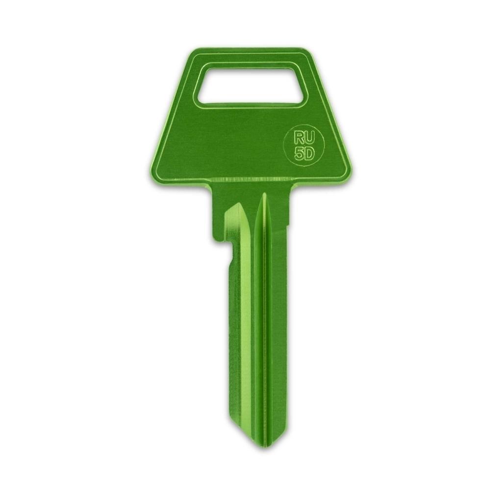 Nøgleemne - 6-stift - Grøn