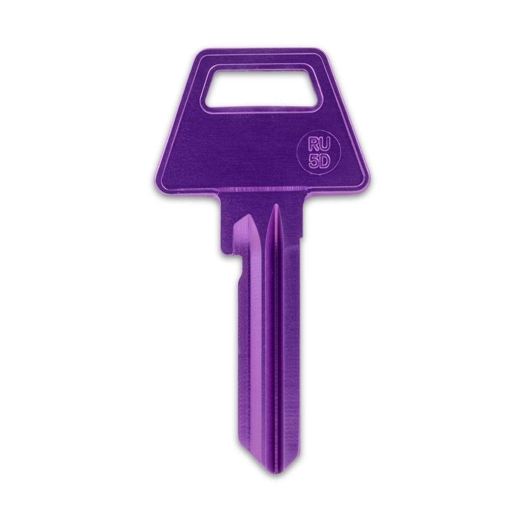 Nøgleemne - 6-stift - Violet