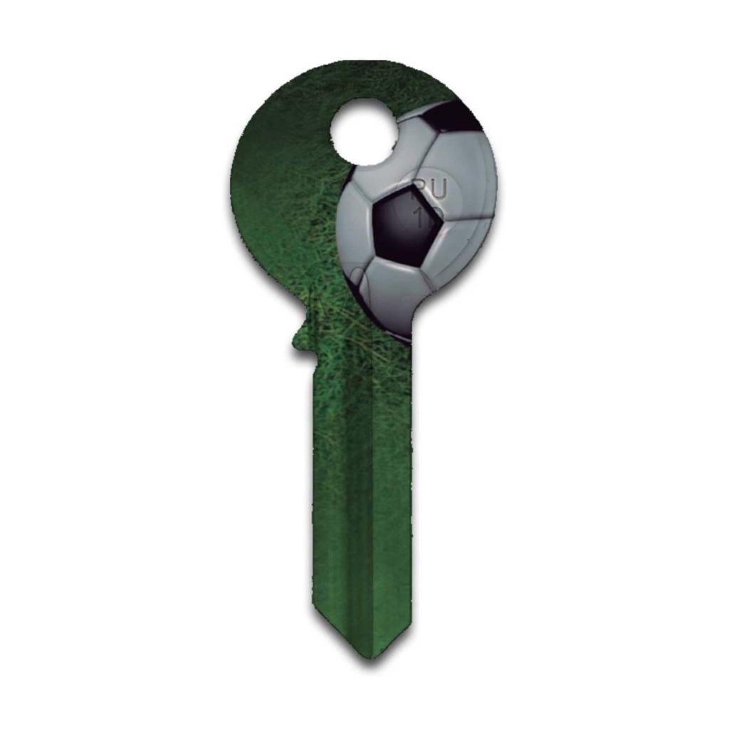 Nøgleemne - 5-stift - Fodbold-motiv