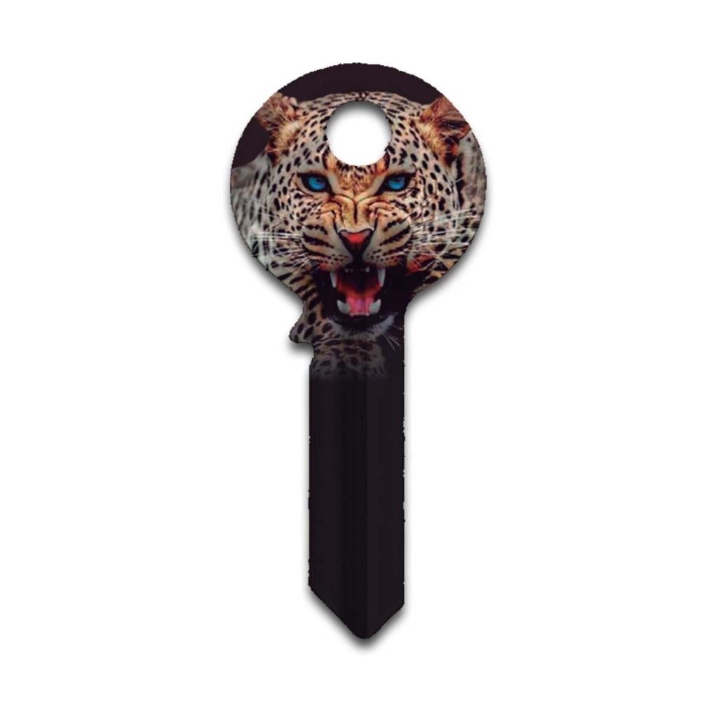 Nøgleemne - 5-stift - Gepard-motiv
